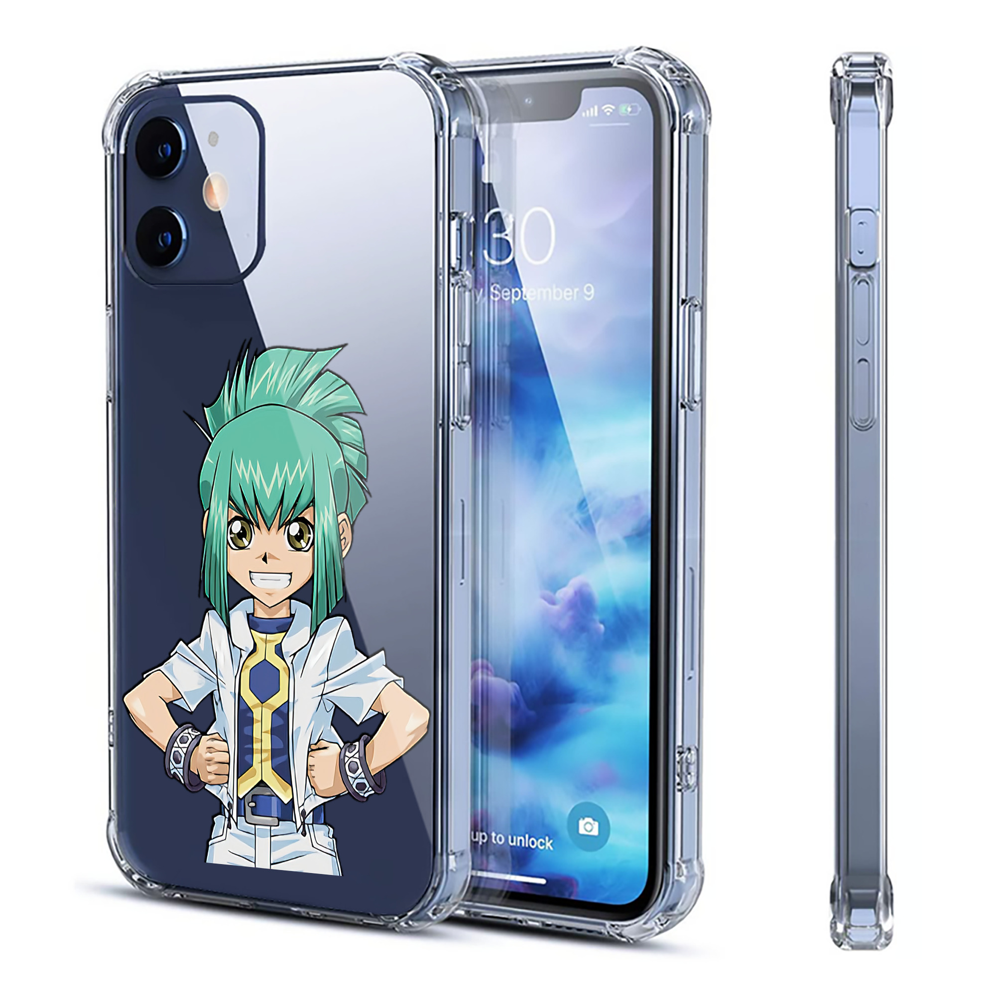 （画像用） 遊☆戯☆王 Yu-Gi-Oh! 【iPhone 12シリーズ対応】透明スマホケース（クリアソフトケース）